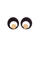 Carica l'immagine nel visualizzatore di Gallery, orecchini-eye-oro-nylon-3d-plexiglas