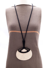 Carica l'immagine nel visualizzatore di Gallery, ventaglio-paglia-jap-plexiglas-nero