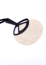 Carica l'immagine nel visualizzatore di Gallery, ventaglio-paglia-jap-plexiglas-nero