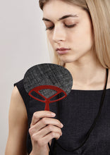 Carica l'immagine nel visualizzatore di Gallery, ventaglio-jap-paglia-plexiglas-rosso