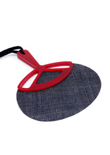 Carica l'immagine nel visualizzatore di Gallery, ventaglio-jap-paglia-plexiglas-rosso