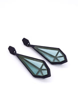 Carica l'immagine nel visualizzatore di Gallery, orecchini lapis verde