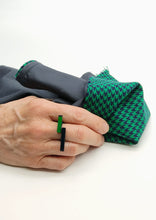 Load image into Gallery viewer, anello-line-verde-nylon-3d-plexiglas