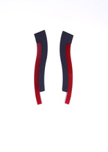 Carica l'immagine nel visualizzatore di Gallery, orecchini-serpentine-rosso-nylon-3d-plexiglas