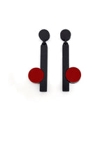 Carica l'immagine nel visualizzatore di Gallery, ORECCHINI OLO ROSSO