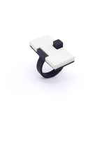 Load image into Gallery viewer, anello-placer-bianco-nylon-3d-plexiglas