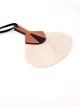 Carica l'immagine nel visualizzatore di Gallery, ventaglio-paglia-ran-legno-plexiglas