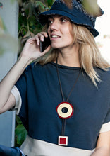 Carica l'immagine nel visualizzatore di Gallery, collana-ring-oro-plexiglas